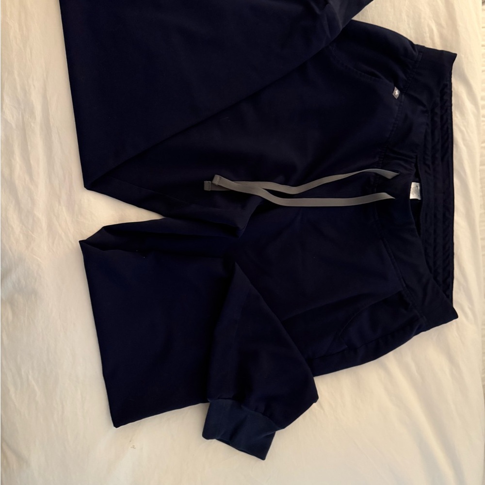 FIGS Navy Zamora Jogger Scrub Pants